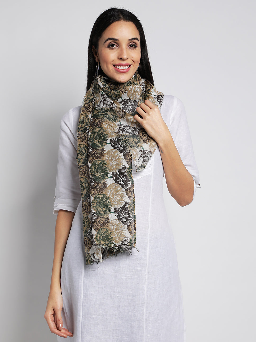 Linen scarves deals india