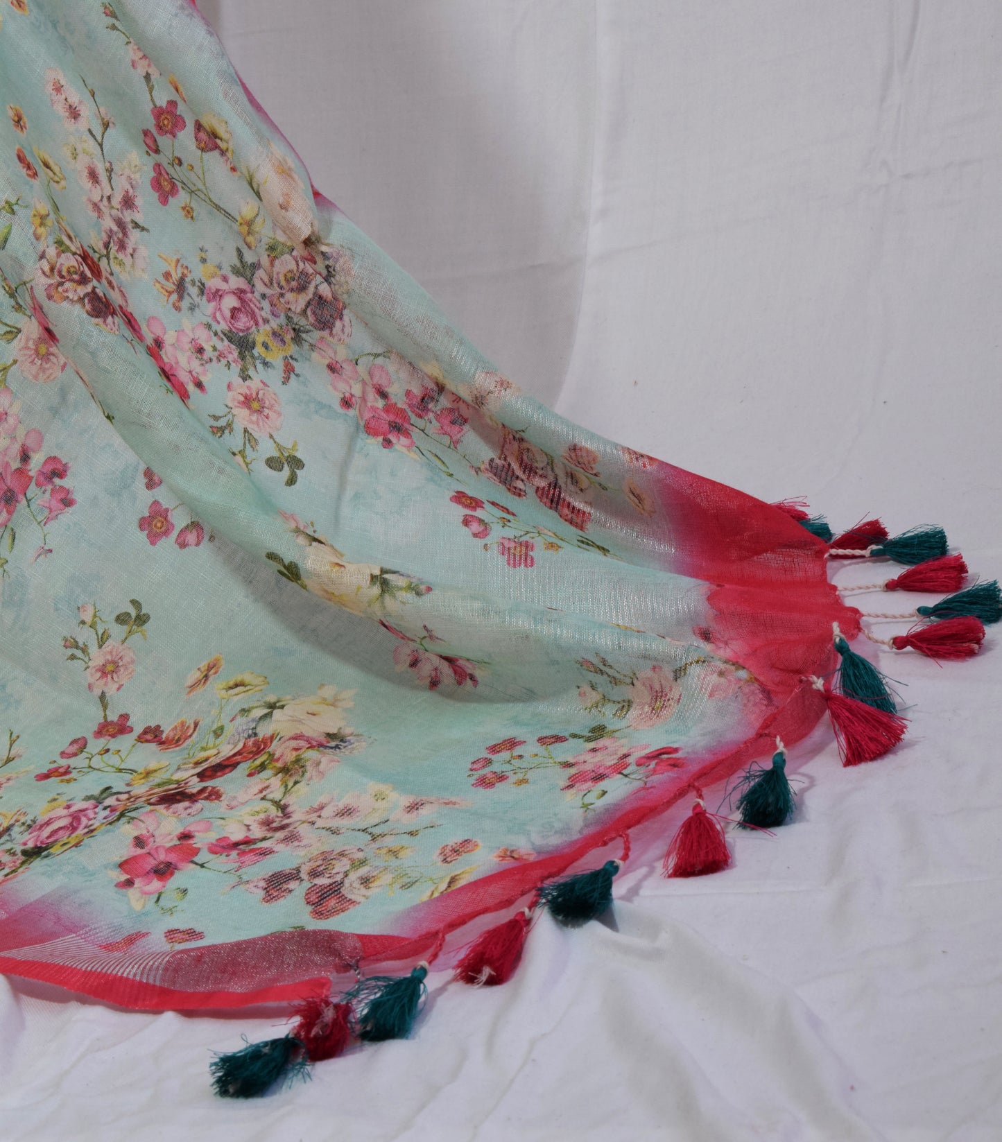 100% Pure Linen Printed Dupatta (2.5 Meter)