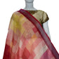 Women's Linen Red Printed Dupatta