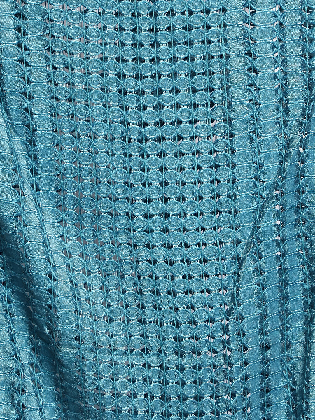 Teal Lattice Stoles