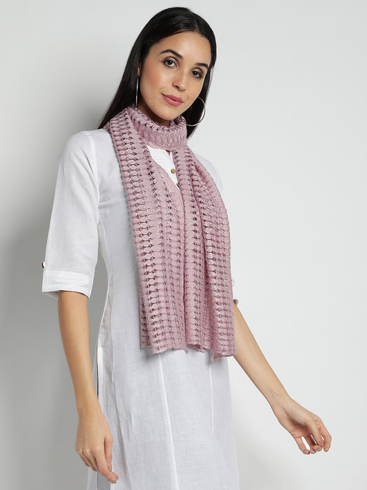 Pink Lattice Stoles