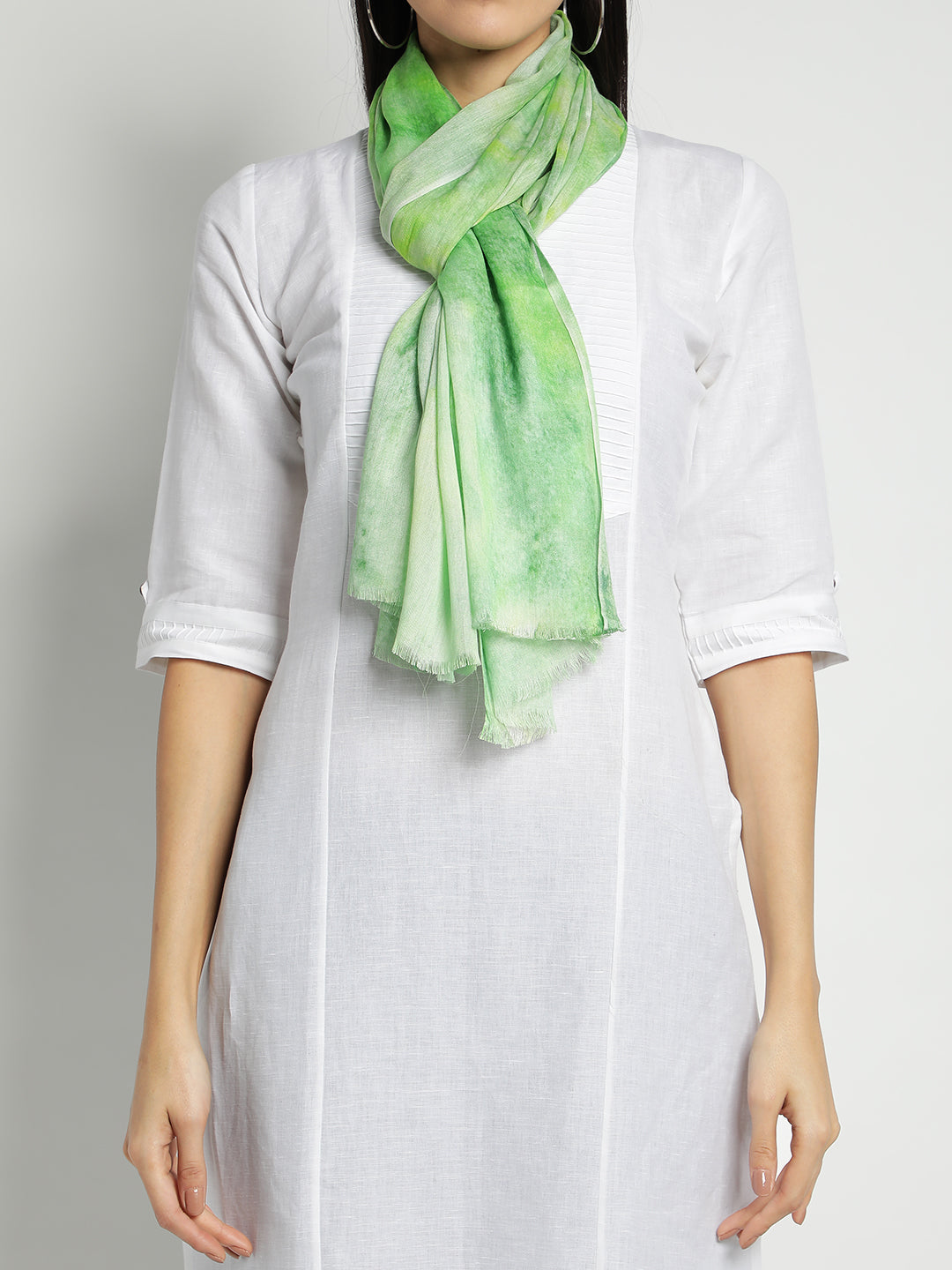 Green Digital Modal Stoles & Scarves