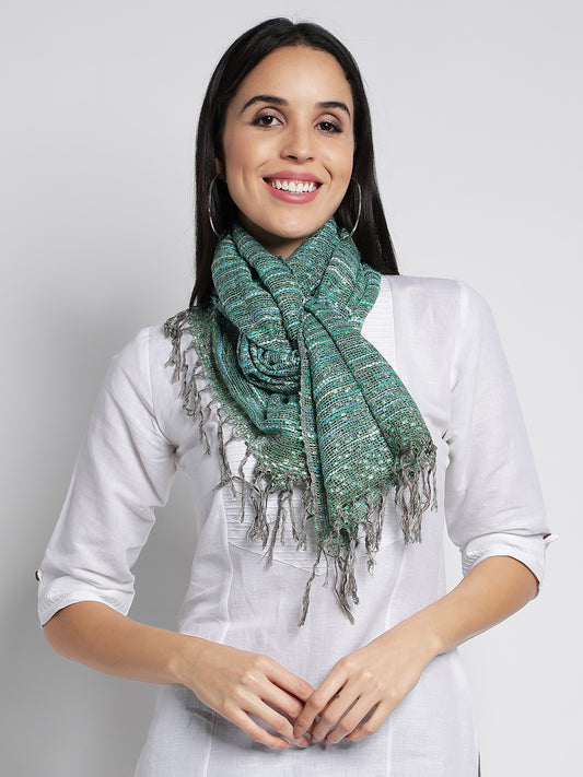 Green Woven Stoles & Scarves