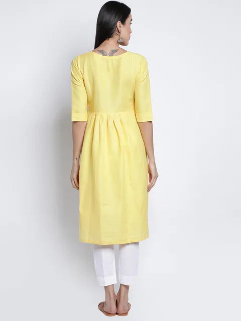 Linen Kurti For Women (100% Linen)