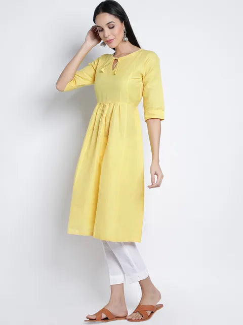 Linen Kurti For Women (100% Linen)